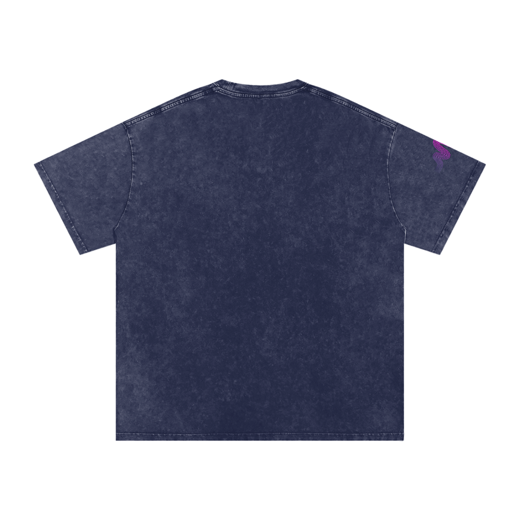NOOP SQUAD Snow Washed Oversized Cotton T-Shirt