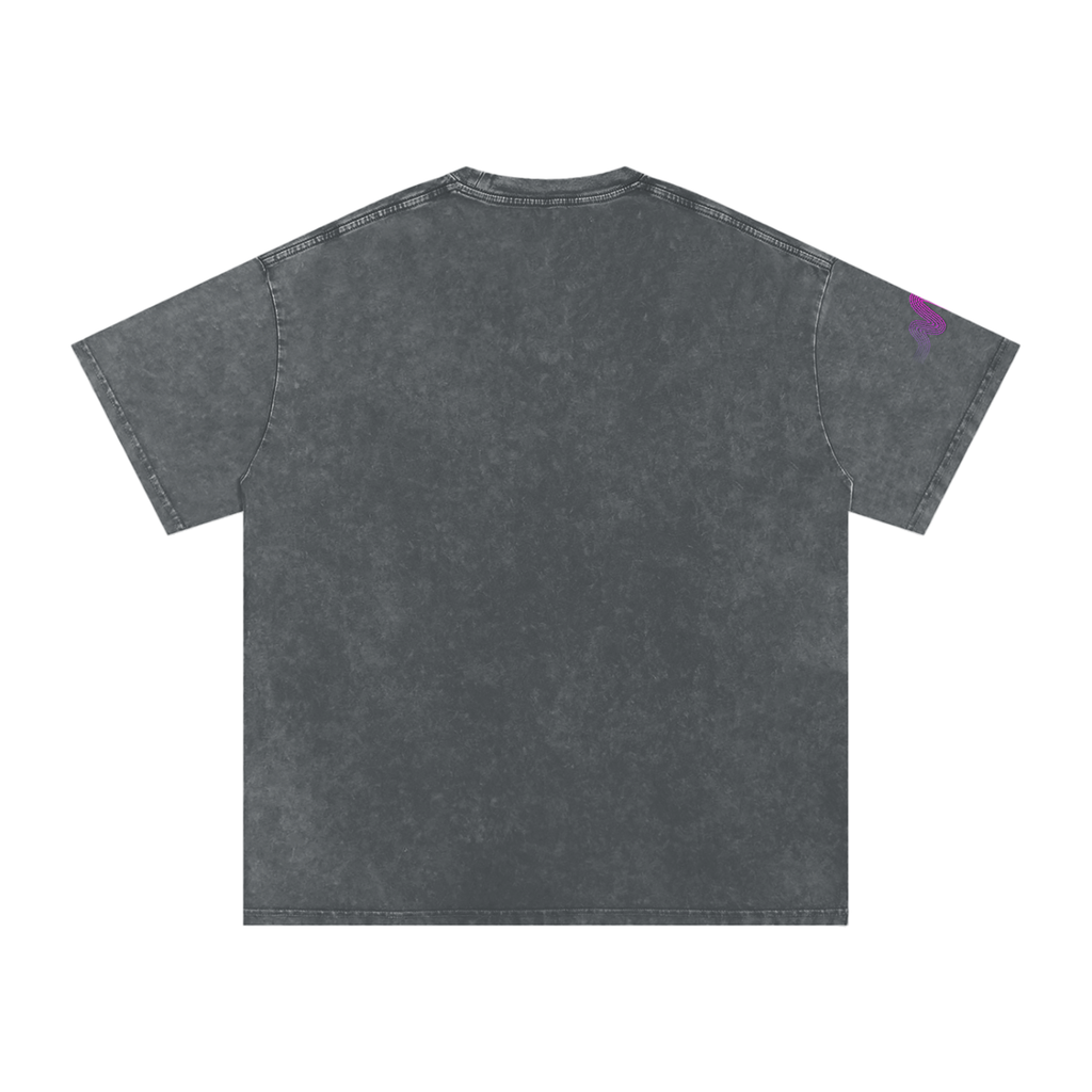 NOOP SQUAD Snow Washed Oversized Cotton T-Shirt