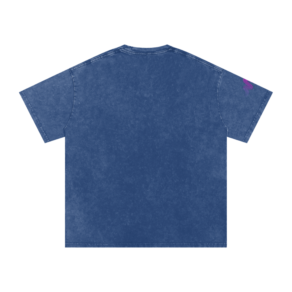 NOOP SQUAD Snow Washed Oversized Cotton T-Shirt