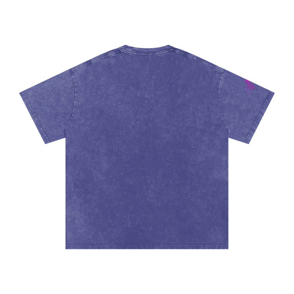 NOOP SQUAD Snow Washed Oversized Cotton T-Shirt