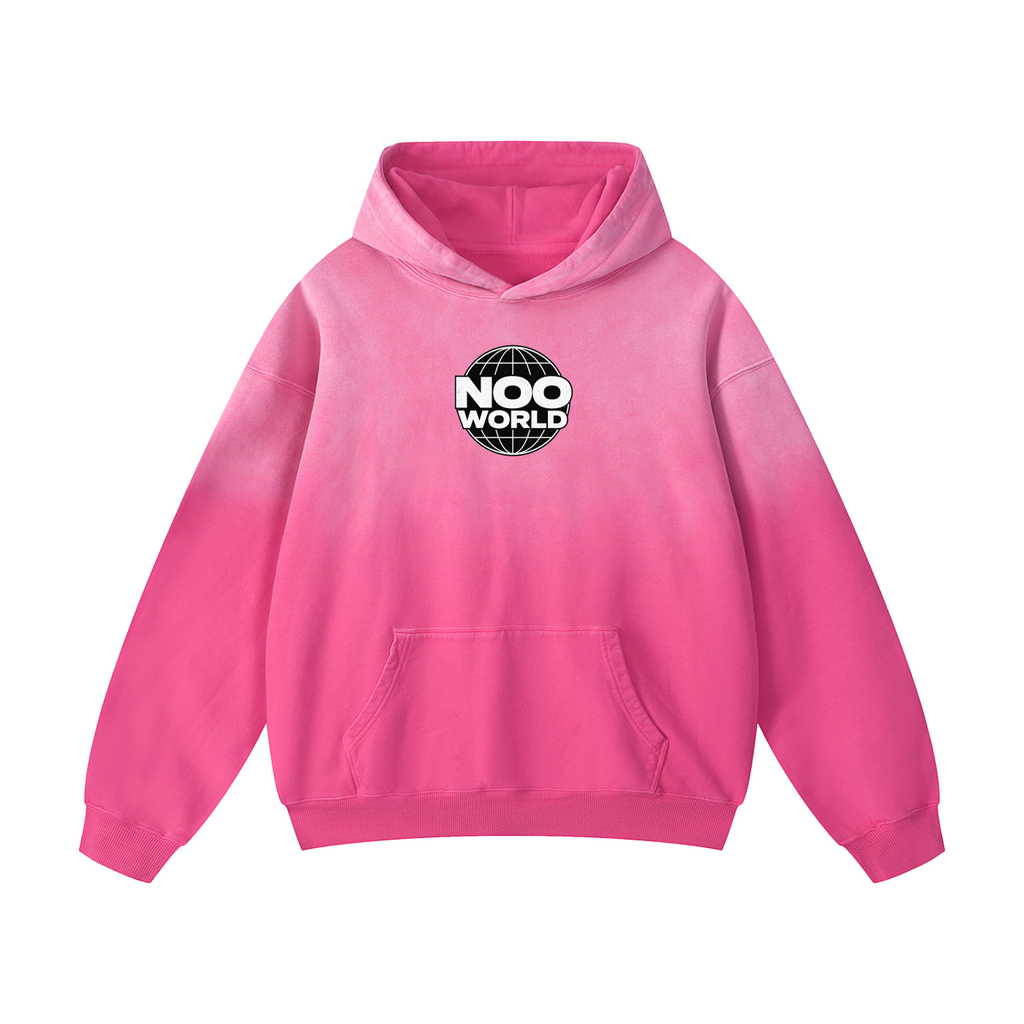 NOOWORLD Washed Heavyweight Hoodie