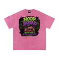 NOOP SQUAD Snow Washed Oversized Cotton T-Shirt