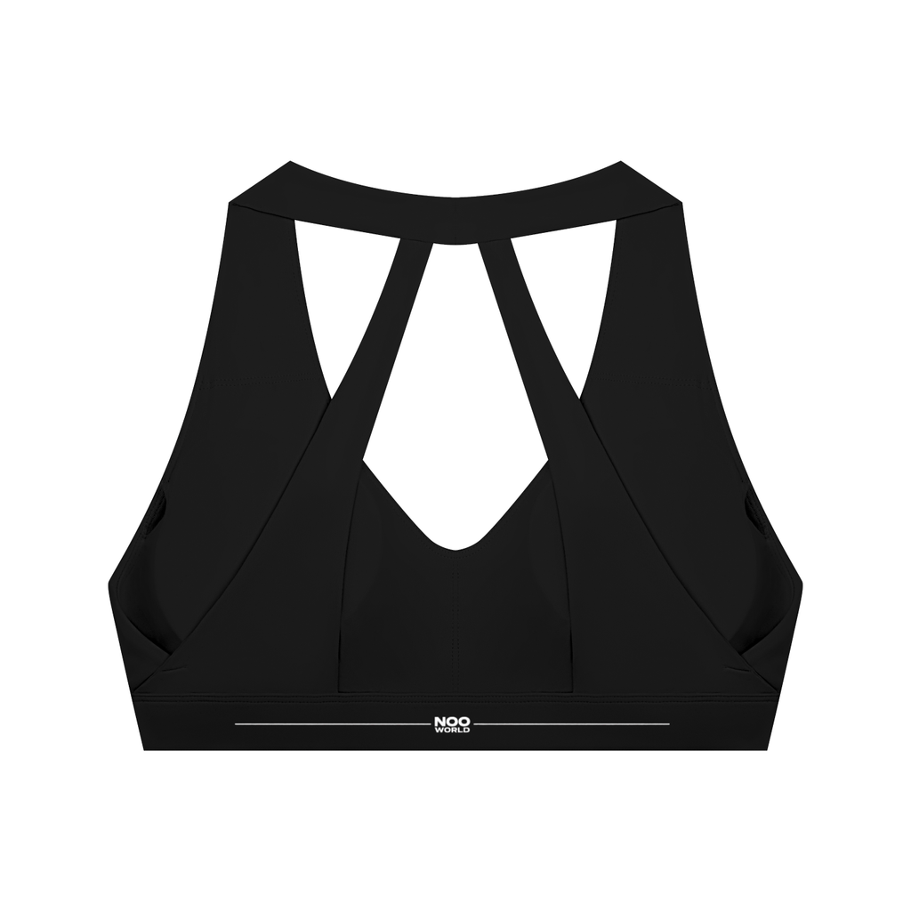 Women's Halter Cropped Sports Bra